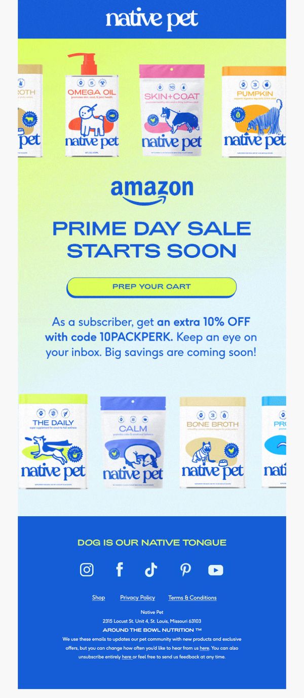 10. prime day is coming...