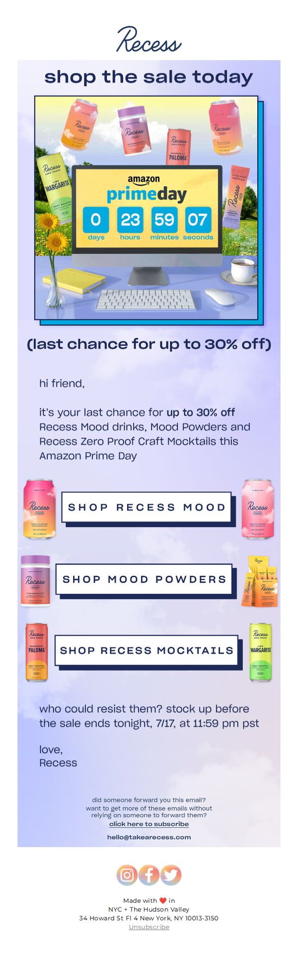 6. last chance for up to 30% off