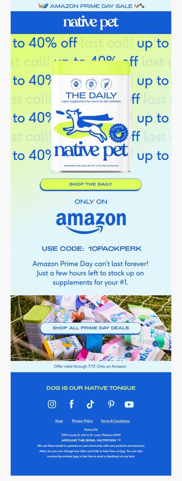 8. ⚡️ LAST CALL⚡ up to 40% OFF prime day deals