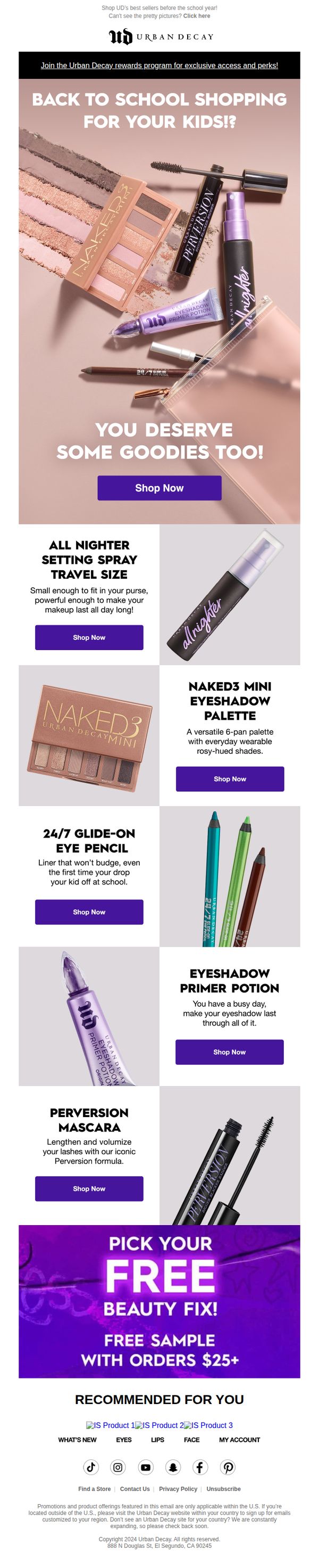 9. FOR YOU! Back to school shopping 🎒