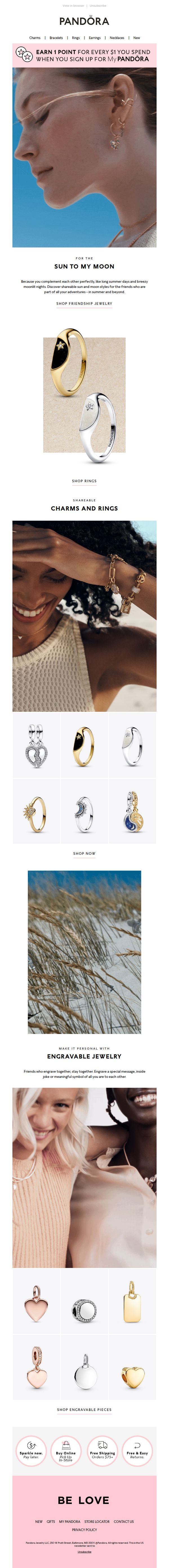 10. Pandora: Happy International Friendship Day!