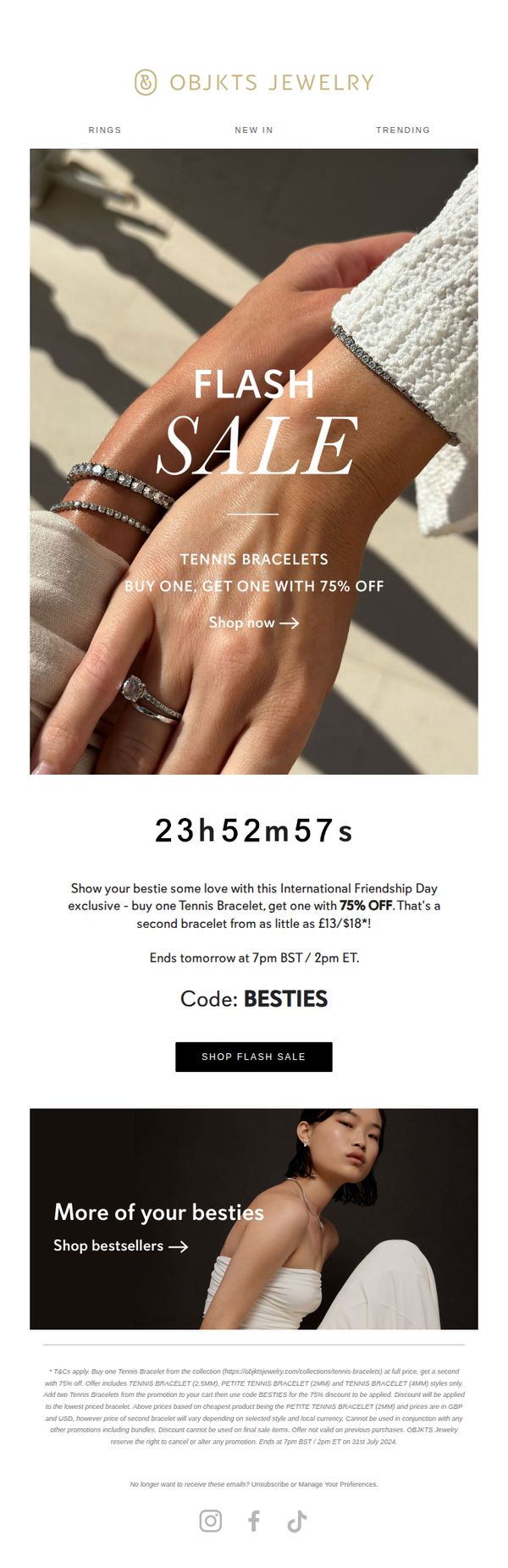 9. Objkts Jewelry : FLASH SALE: Friendship Day Exclusive 👯‍♀️