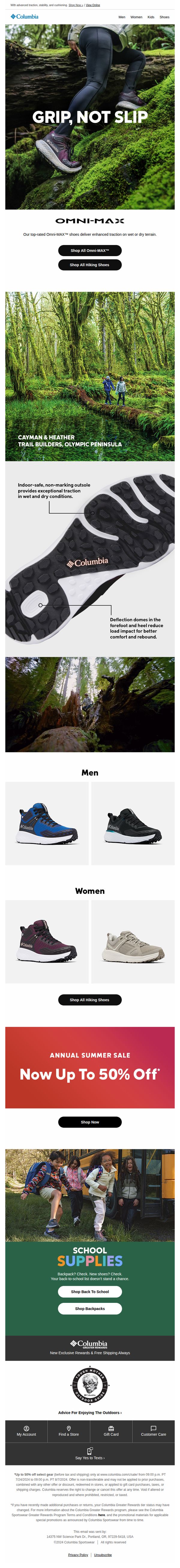 7. Top-rated Omni-MAX™ shoes are a step ahead.