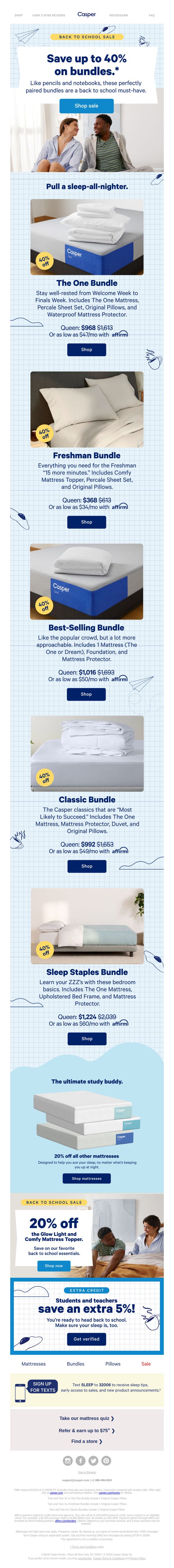 7. Back to School Bundles are up to 40% off!
