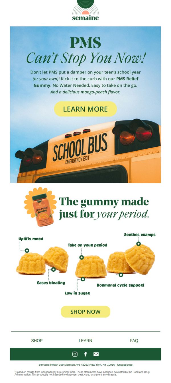 6. Back to School Without the PMS 🏫