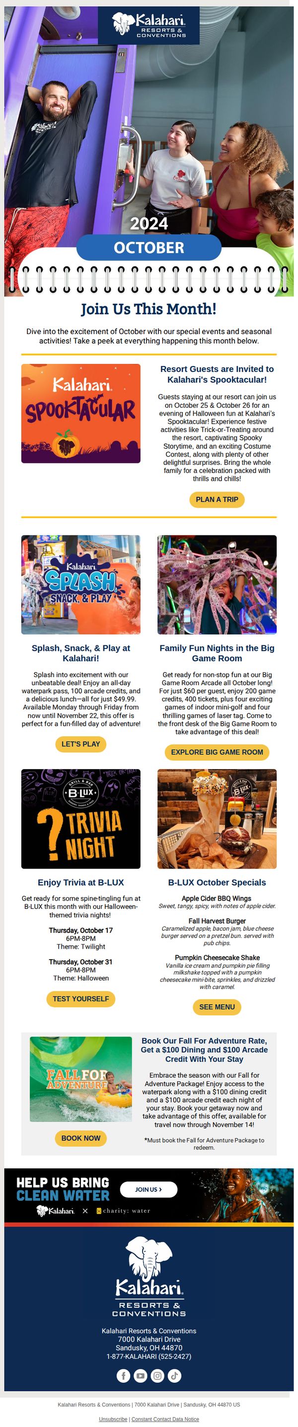 6. Kalahari Resorts: Harvest the Fun: Fall Activities at Kalahari!