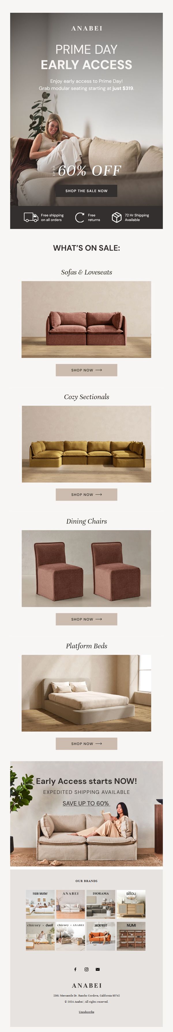 8. Early Prime Day Access INSIDE 🛋️