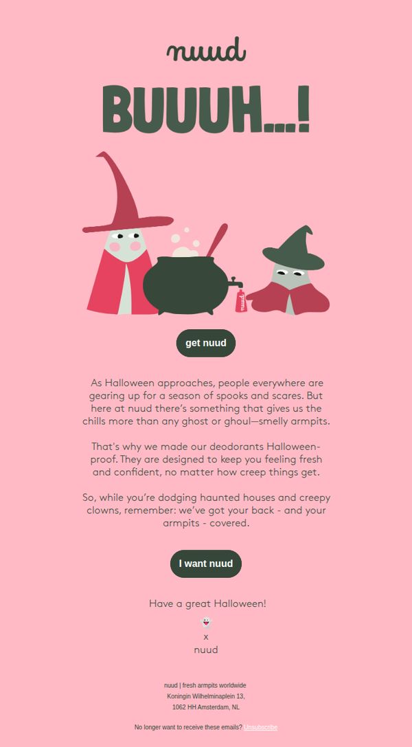 8. Nuud: It's almost Halloween!