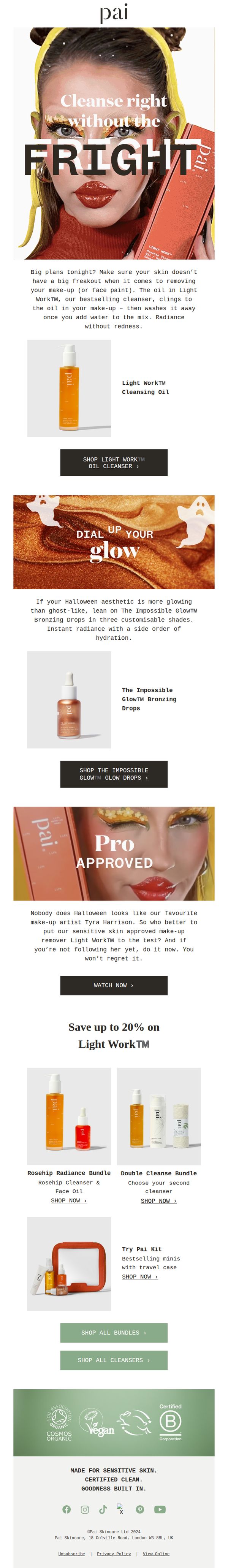 6. Skincare without the scare