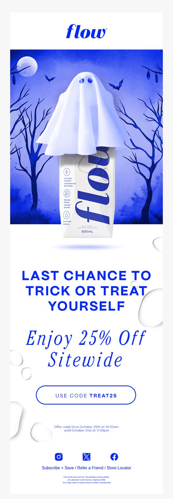 7. Last chance for spooky savings of 25% Off Sitewide!
