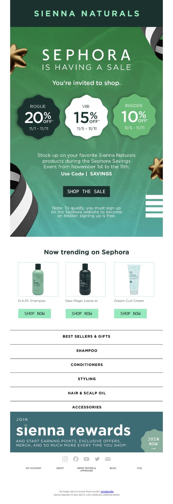 9. The SEPHORA Savings Event is here ❄️✨🛒