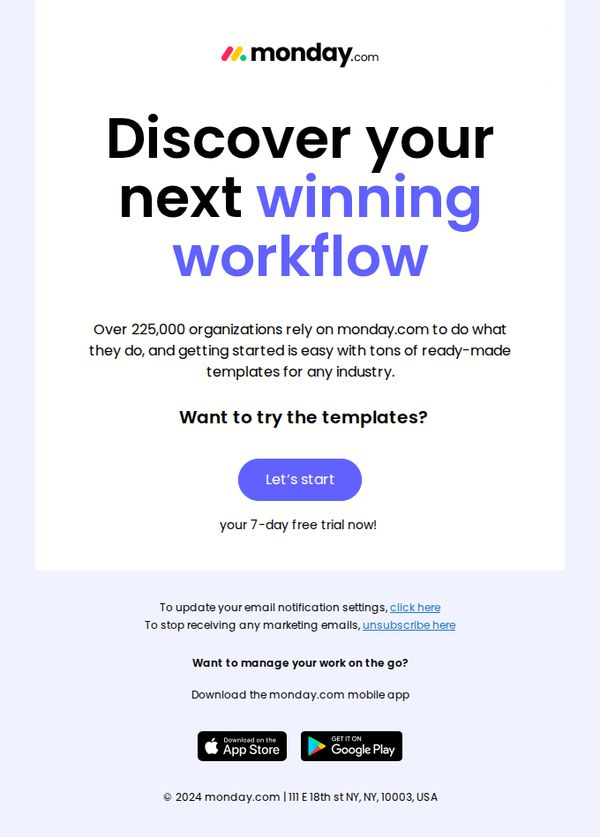6. monday.com: With 200+ templates at your fingertips, run any workflow in minutes