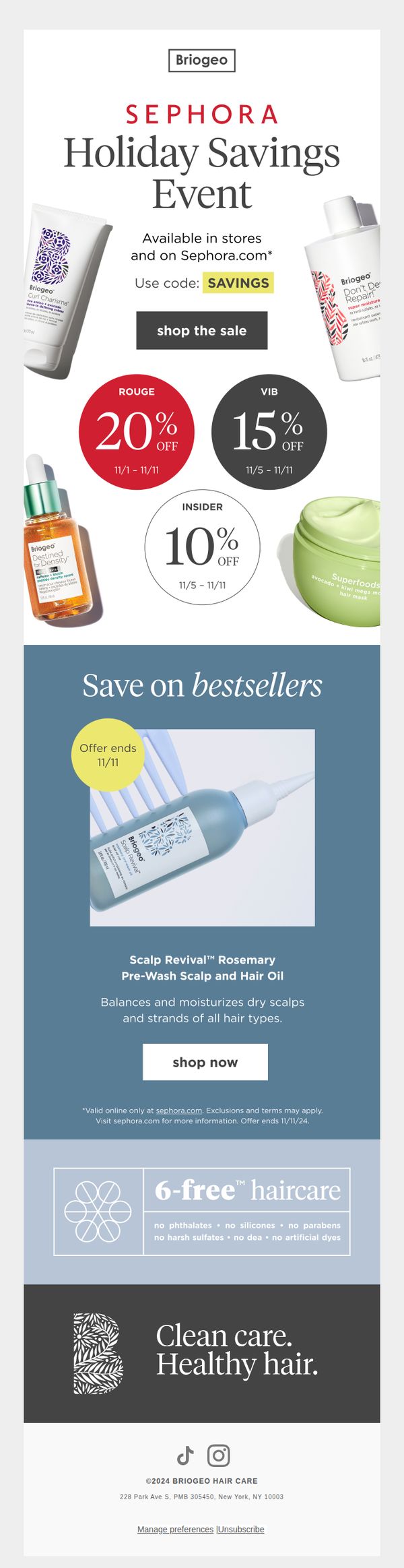 8. Happening Now: Sephora Savings Event! 📣