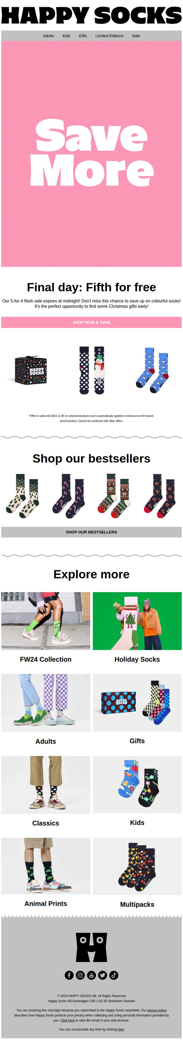 6. Flash Sale Ends Tonight!