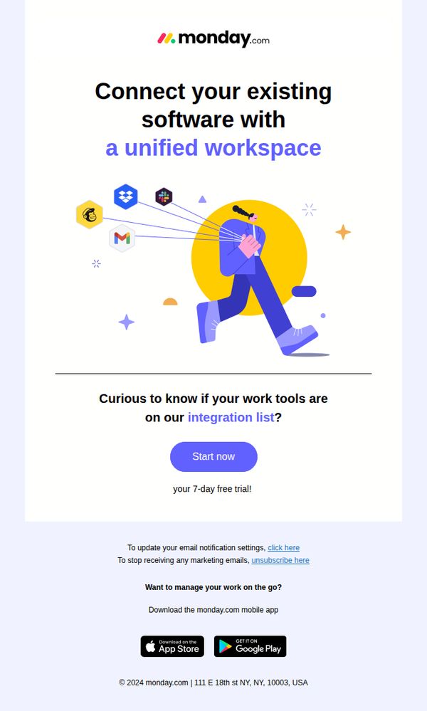 6. monday.com: Integrate all your work tools
