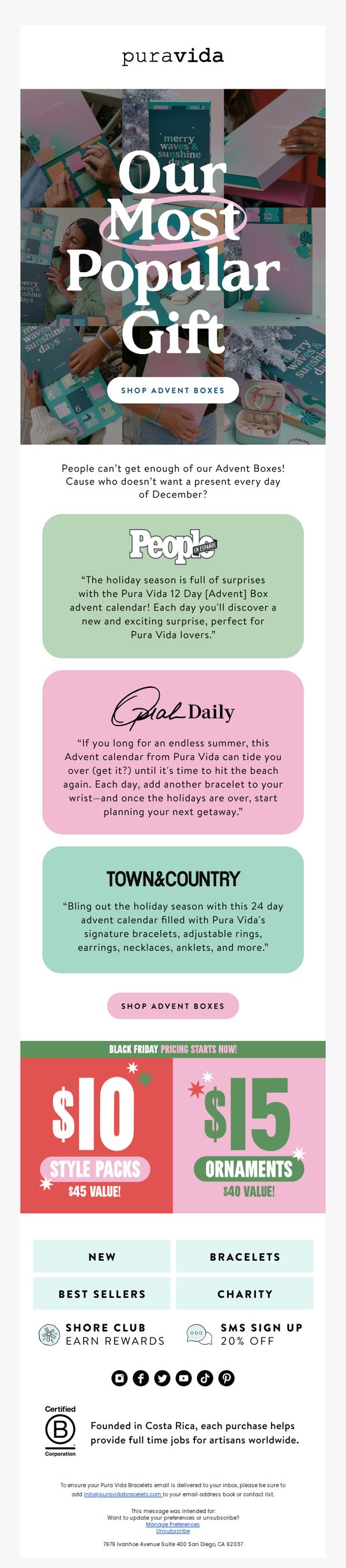 7. Buzzworthy Advent Boxes?