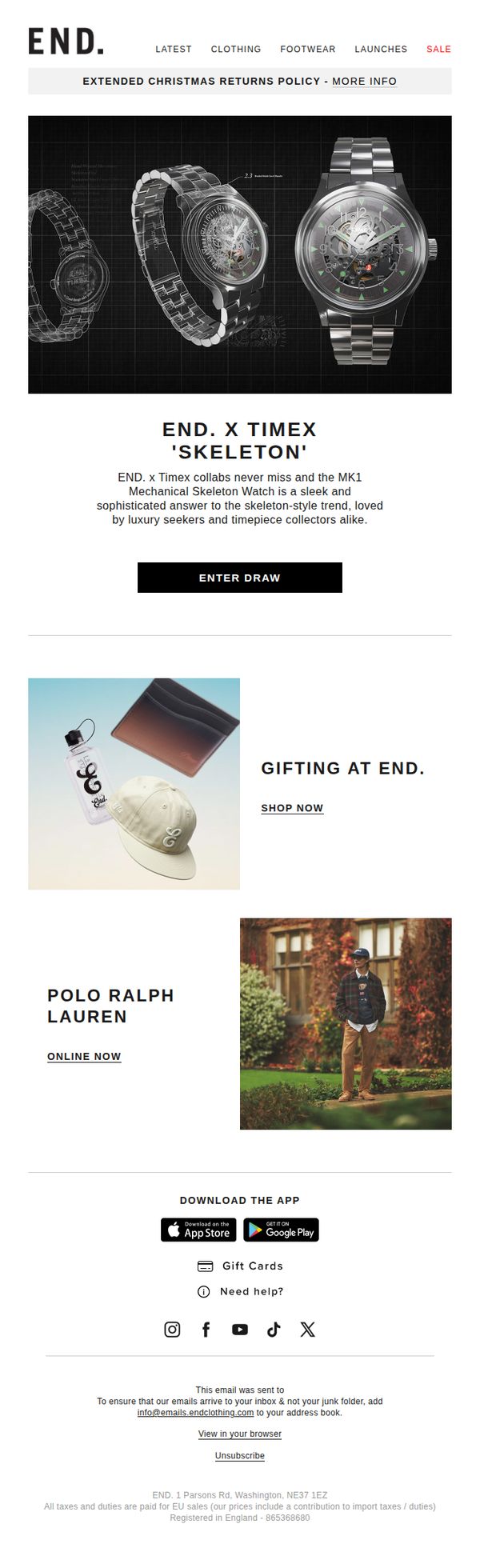 END. Clothing