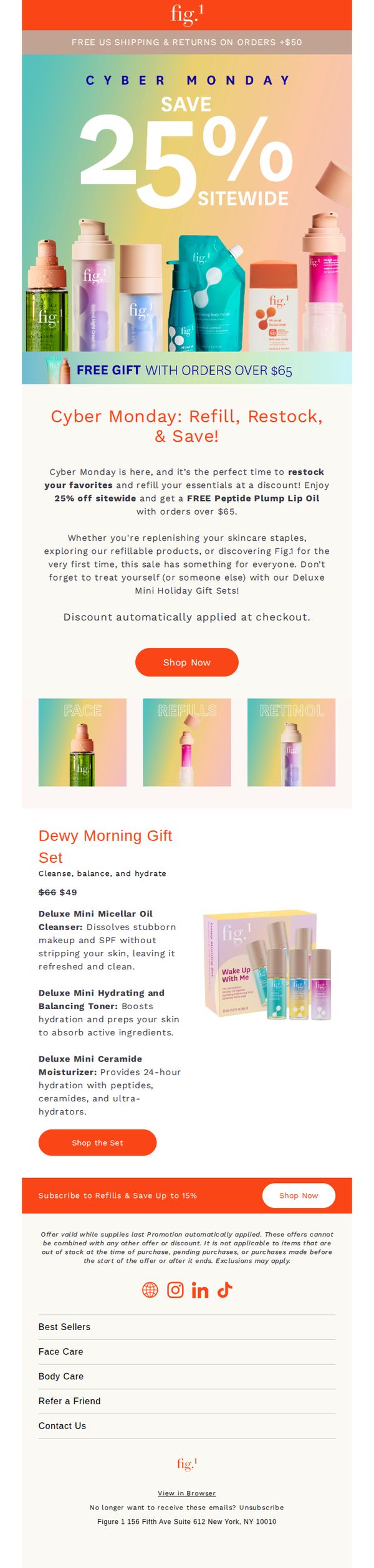 9. Cyber Monday Savings: 25% Off + Free Gift!