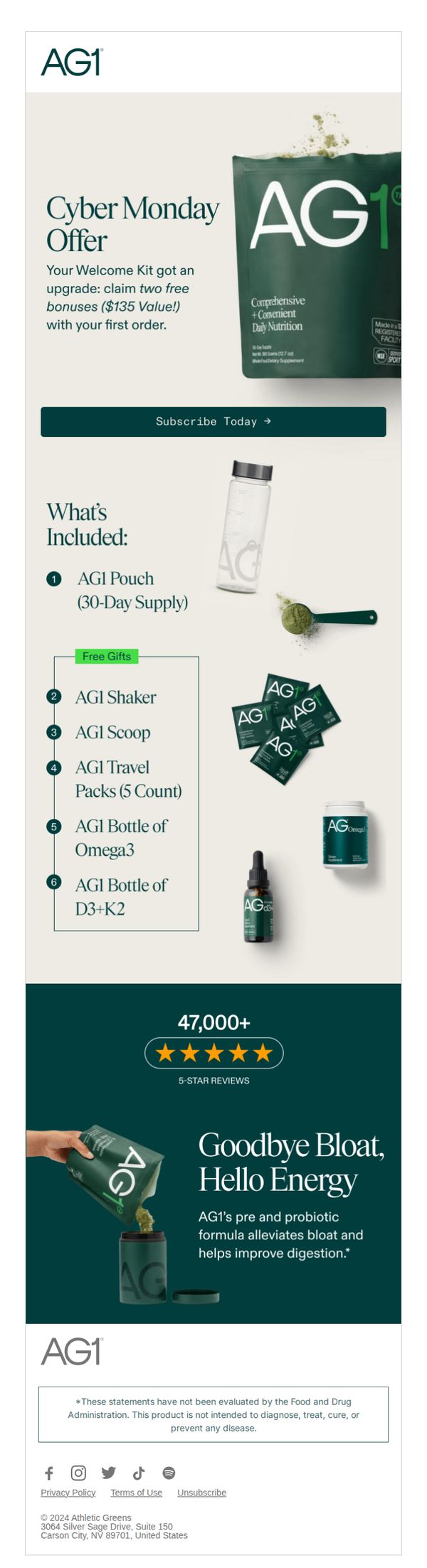 Athletic Greens AG1