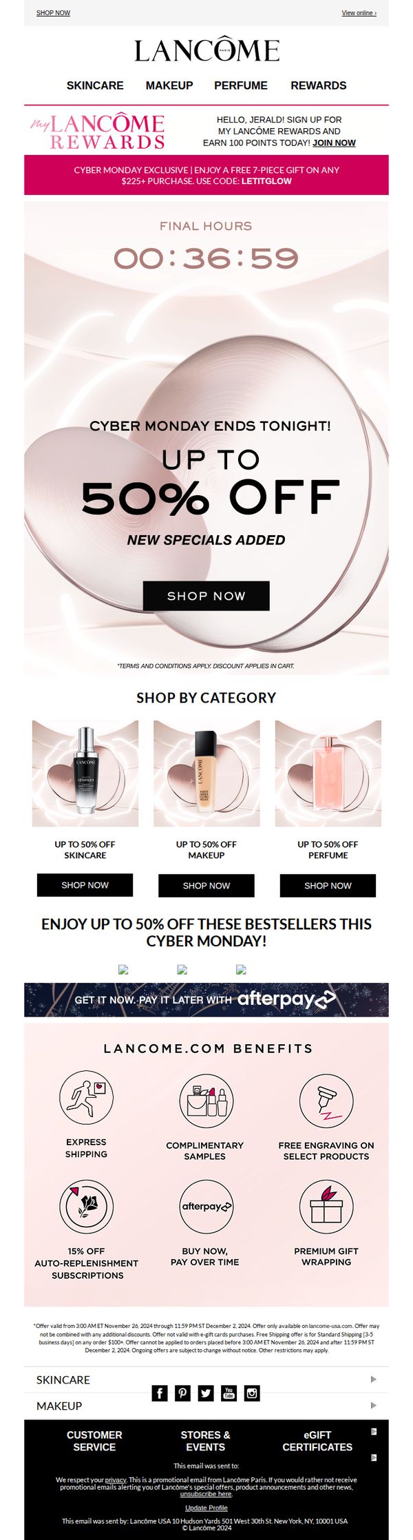 9. FINAL HOURS! Up to 50% Off Cyber Monday!