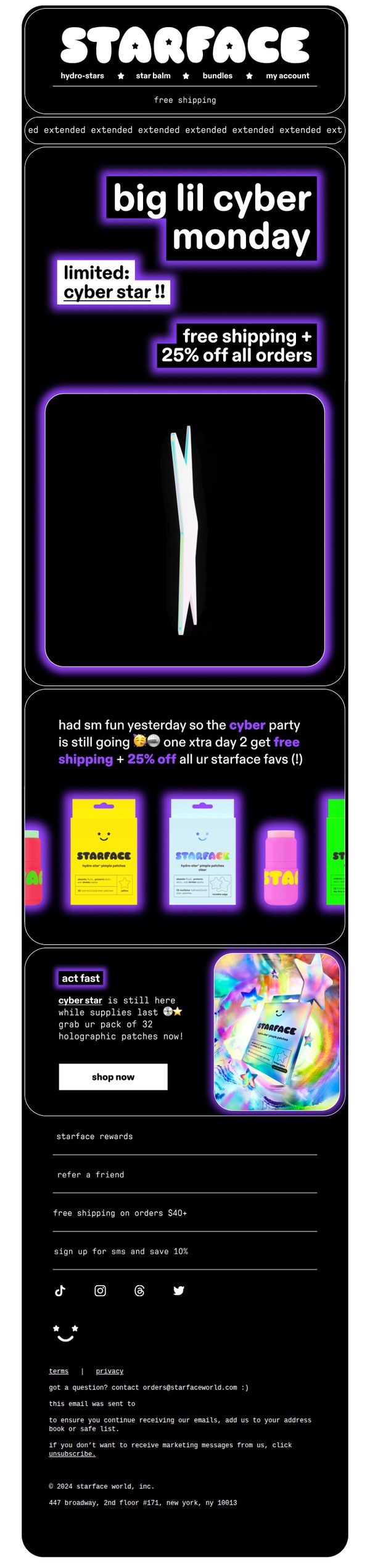 10. OK… I’LL EXTEND CYBER MONDAY 💿🤭