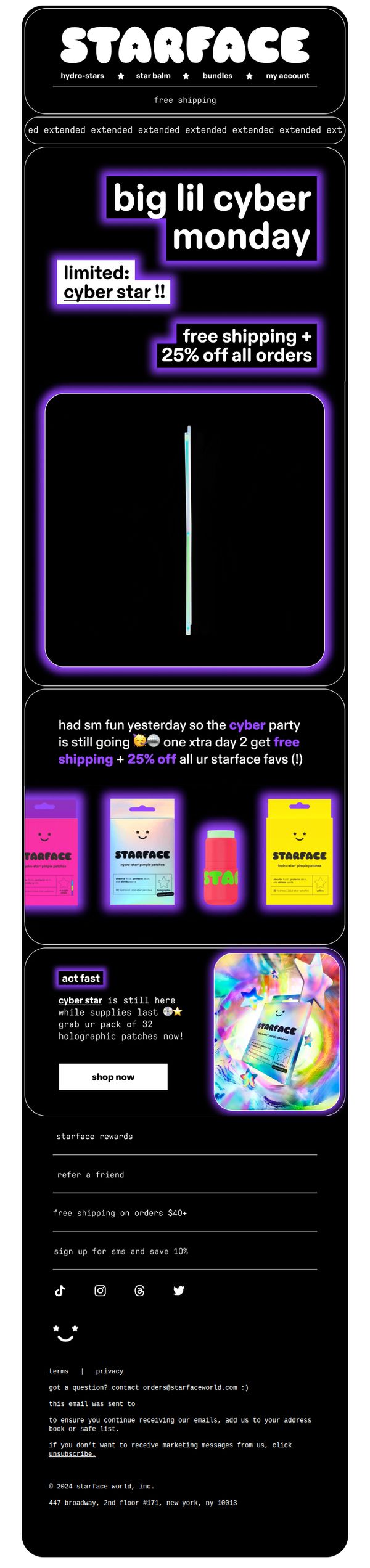 7. OK… I’LL EXTEND CYBER MONDAY 💿🤭