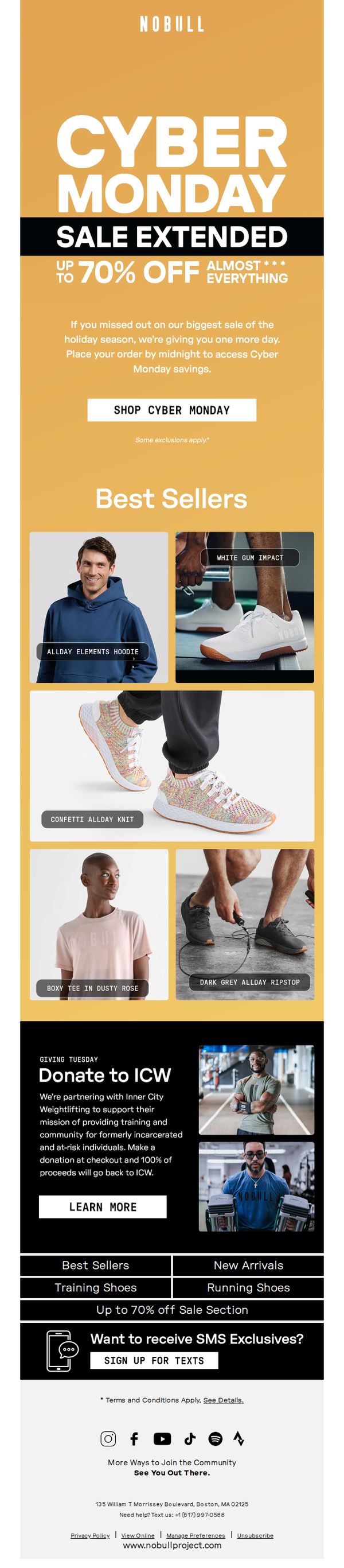 10. TODAY ONLY: Cyber Monday Sale Extended