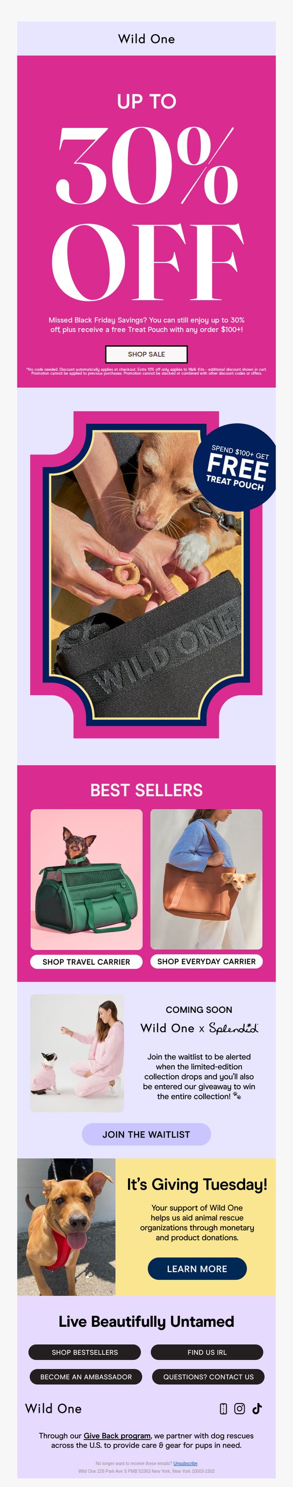 10. Wild One: You Can Still Take Up To 30% Off