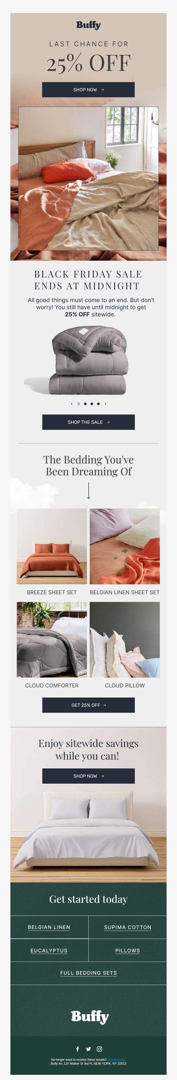 9. Last Chance for 25% OFF