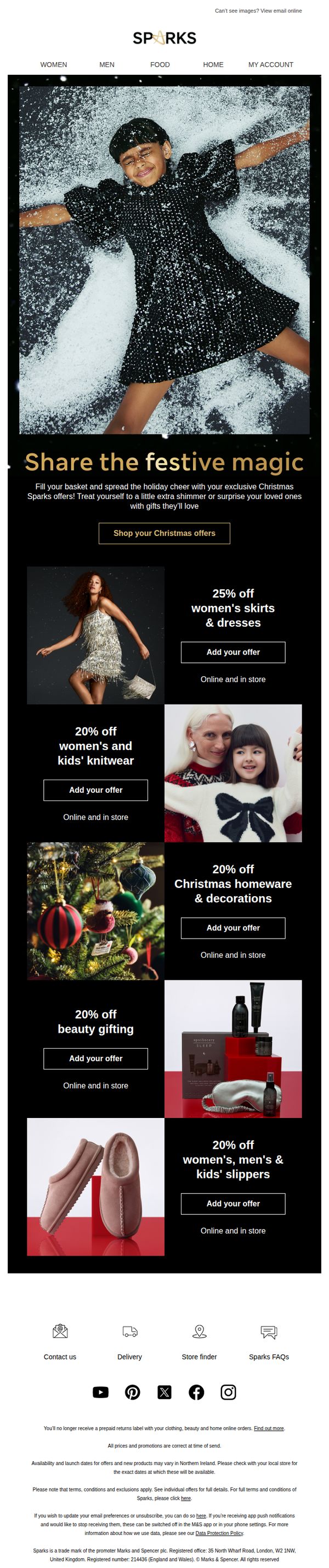 8. Fancy some more festive offers, Angeline?