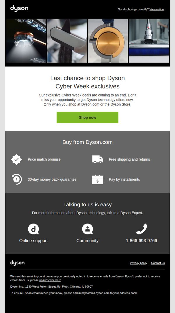 8. Dyson: Dyson Cyber Week deals are here