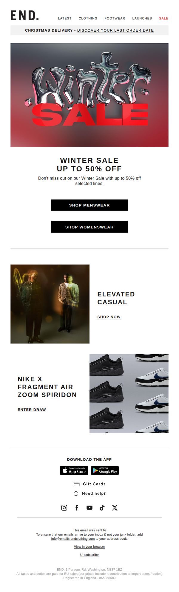 END. Clothing