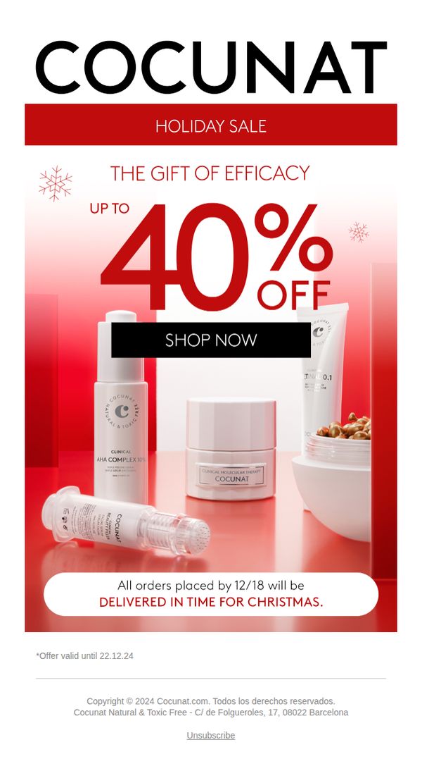 10. Your gifts will be a success | UP TO 40% OFF