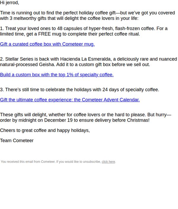 7. 48 hours left to get these coffee gifts