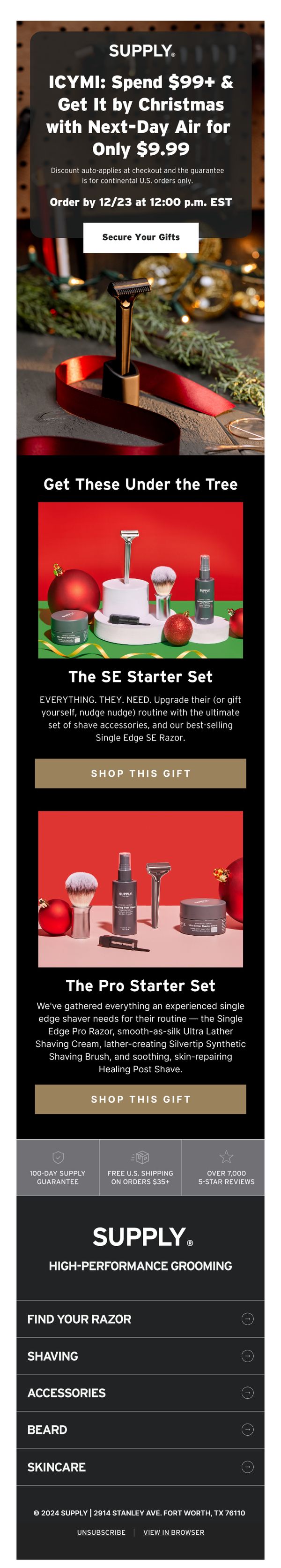 10. ICYMI: Get it by Christmas
