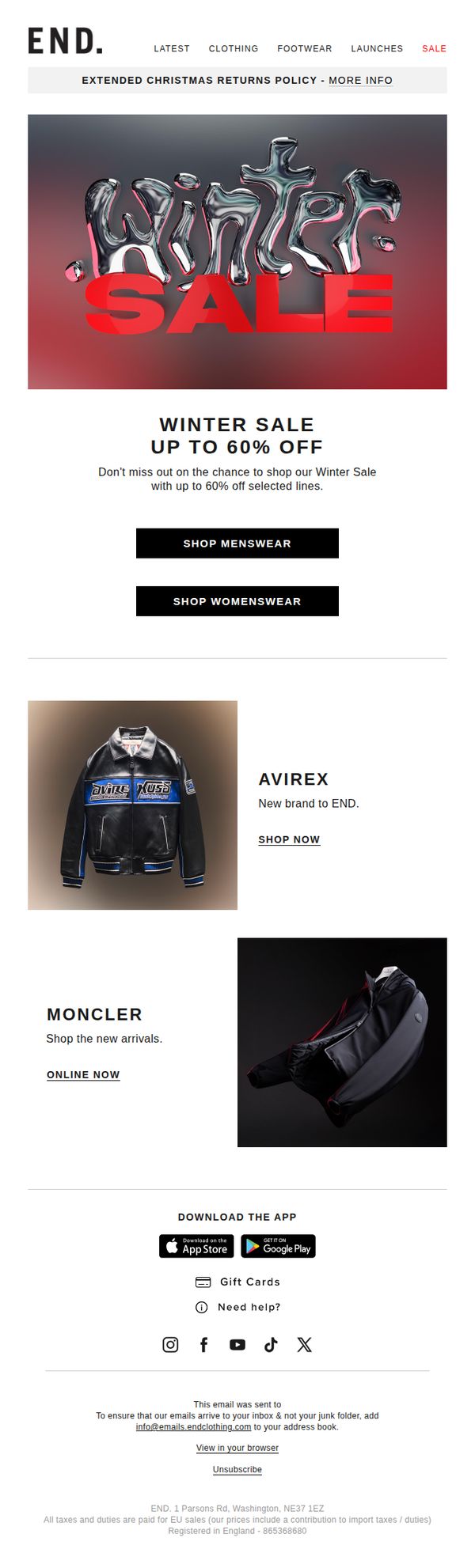 END. Clothing