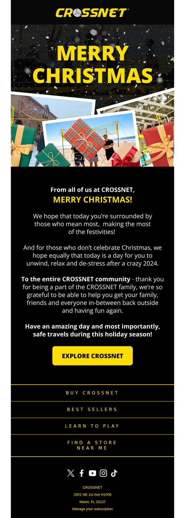 9. Crossnet: From our family to yours...