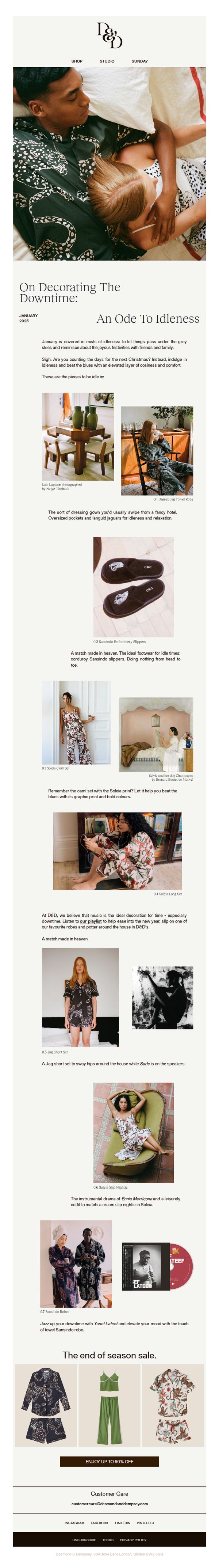 8. On Decorating The Downtime: