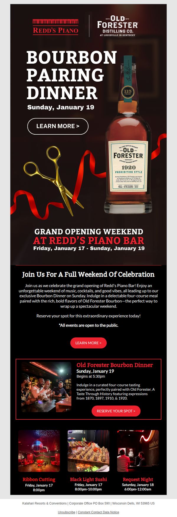 9. Redd's Piano Bar Grand Opening Weekend!