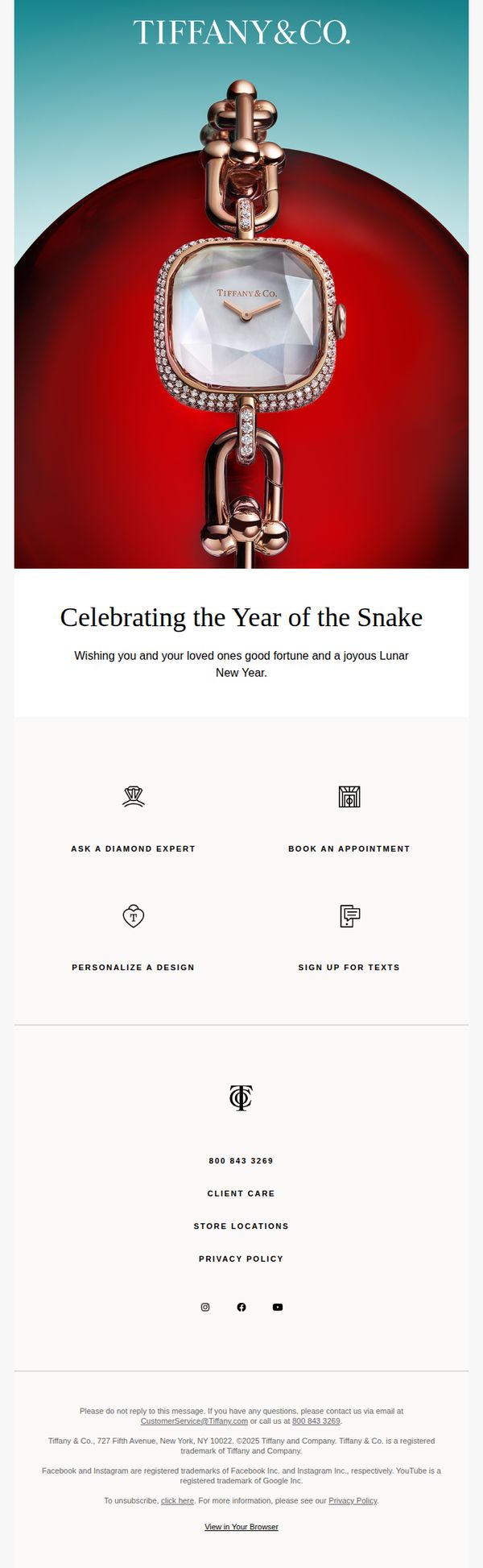 10. Happy Lunar New Year from Tiffany & Co.