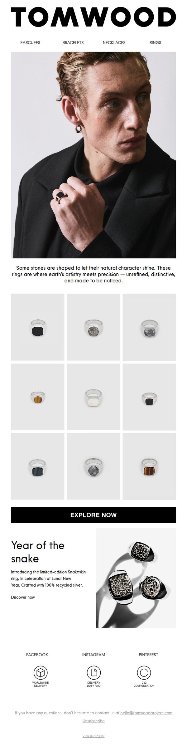 10. Rings with gemstone: crafted to stand out