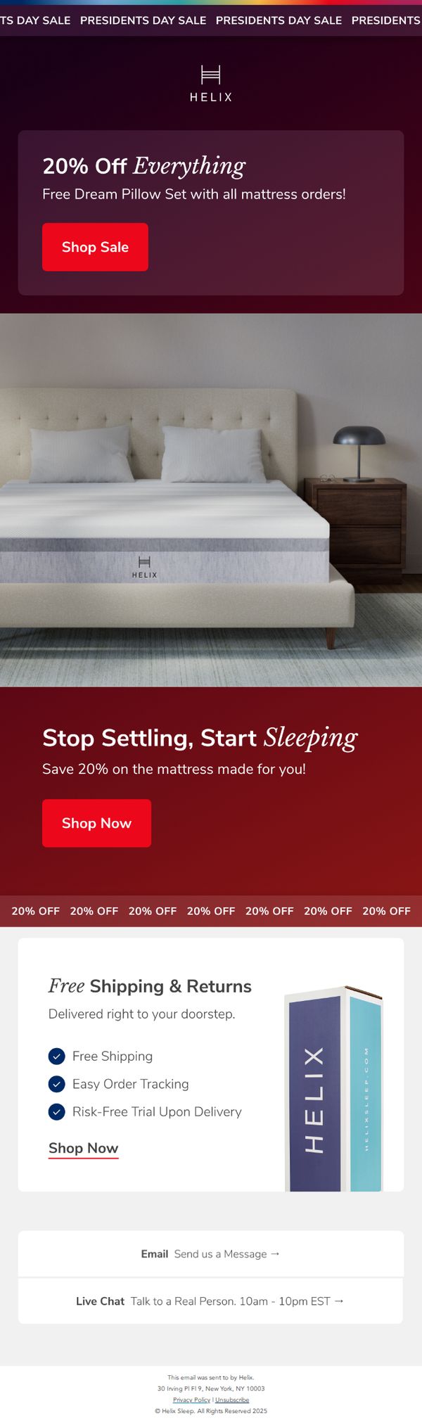 9. Take 20% off today!