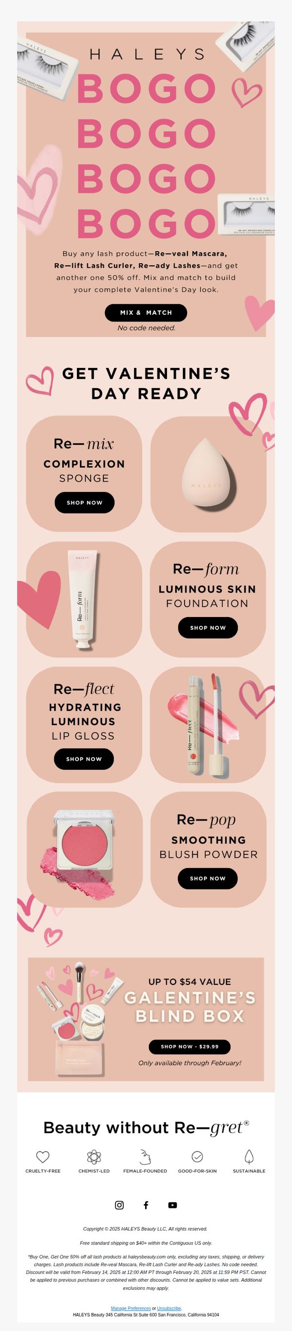 9. BOGO for Valentine's Day 💌