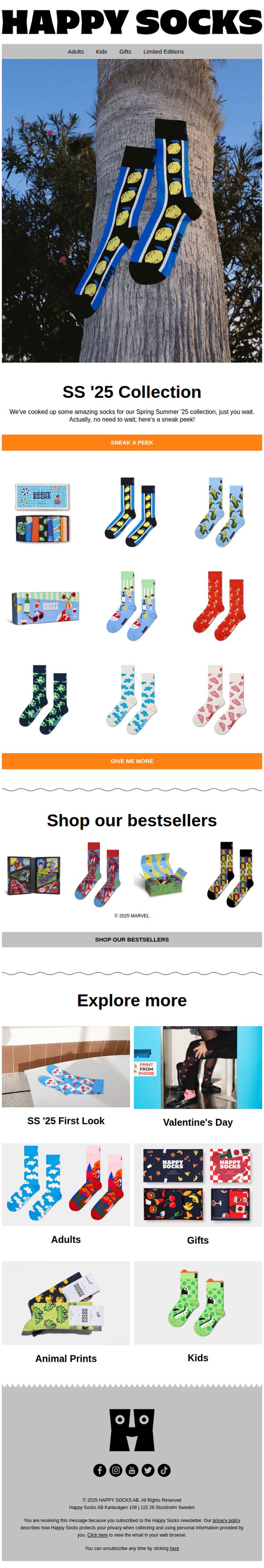 7. Happy Socks: New season, new socks!