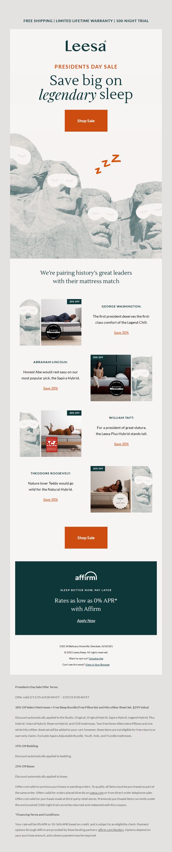 6. By George, It’s a deal! Save 30% on mattresses and get a FREE sleep bundle