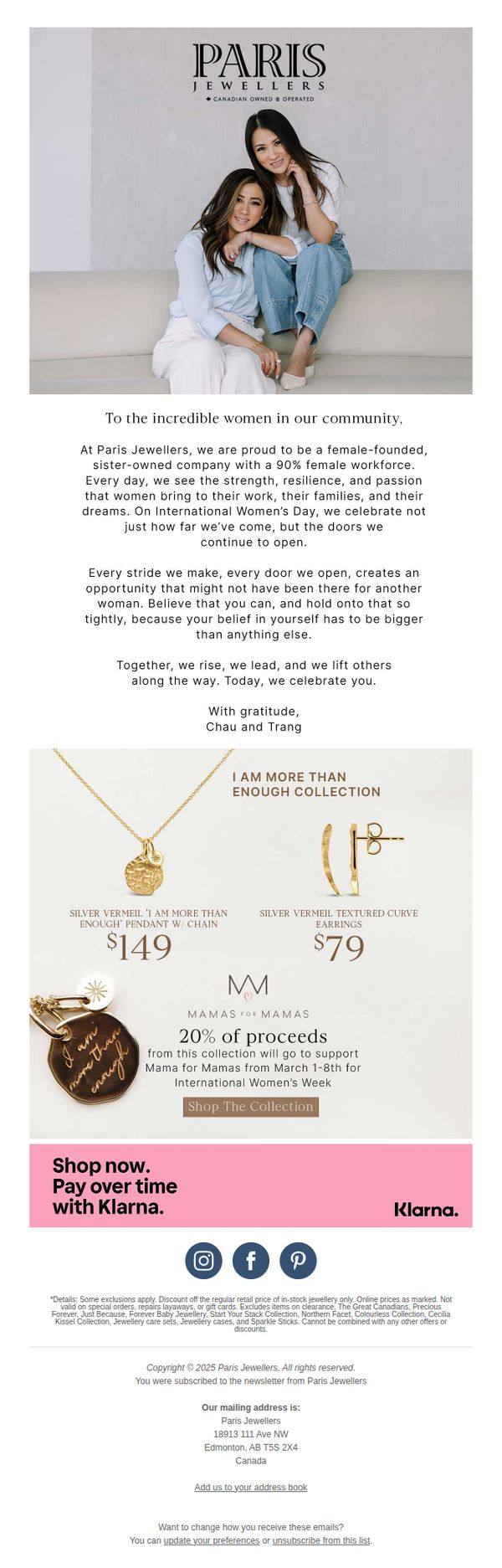 9. Paris Jewellers: Celebrating International Women's Day🥳