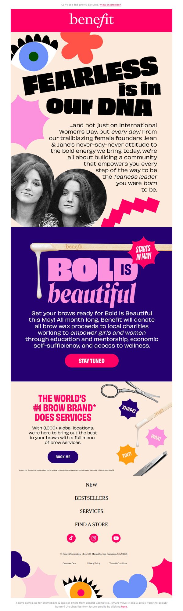 8. Benefit Cosmetics - US: Happy International Women's Day 💖💞 
