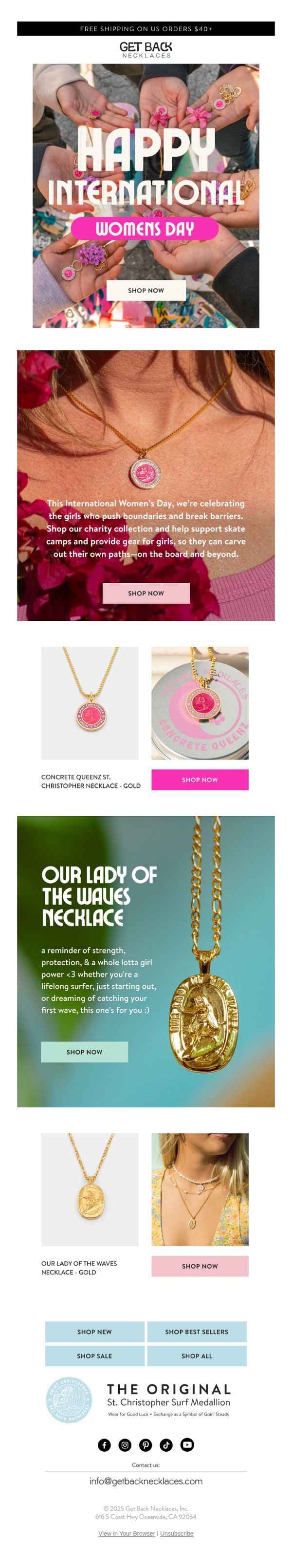 Get Back Necklaces