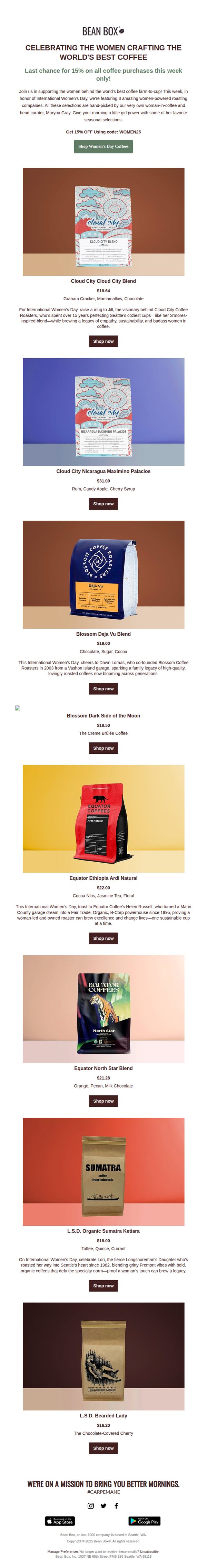  Bean Box