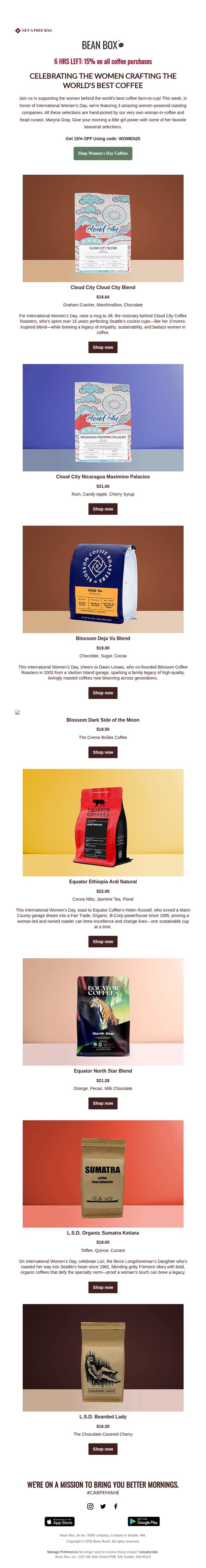  Bean Box